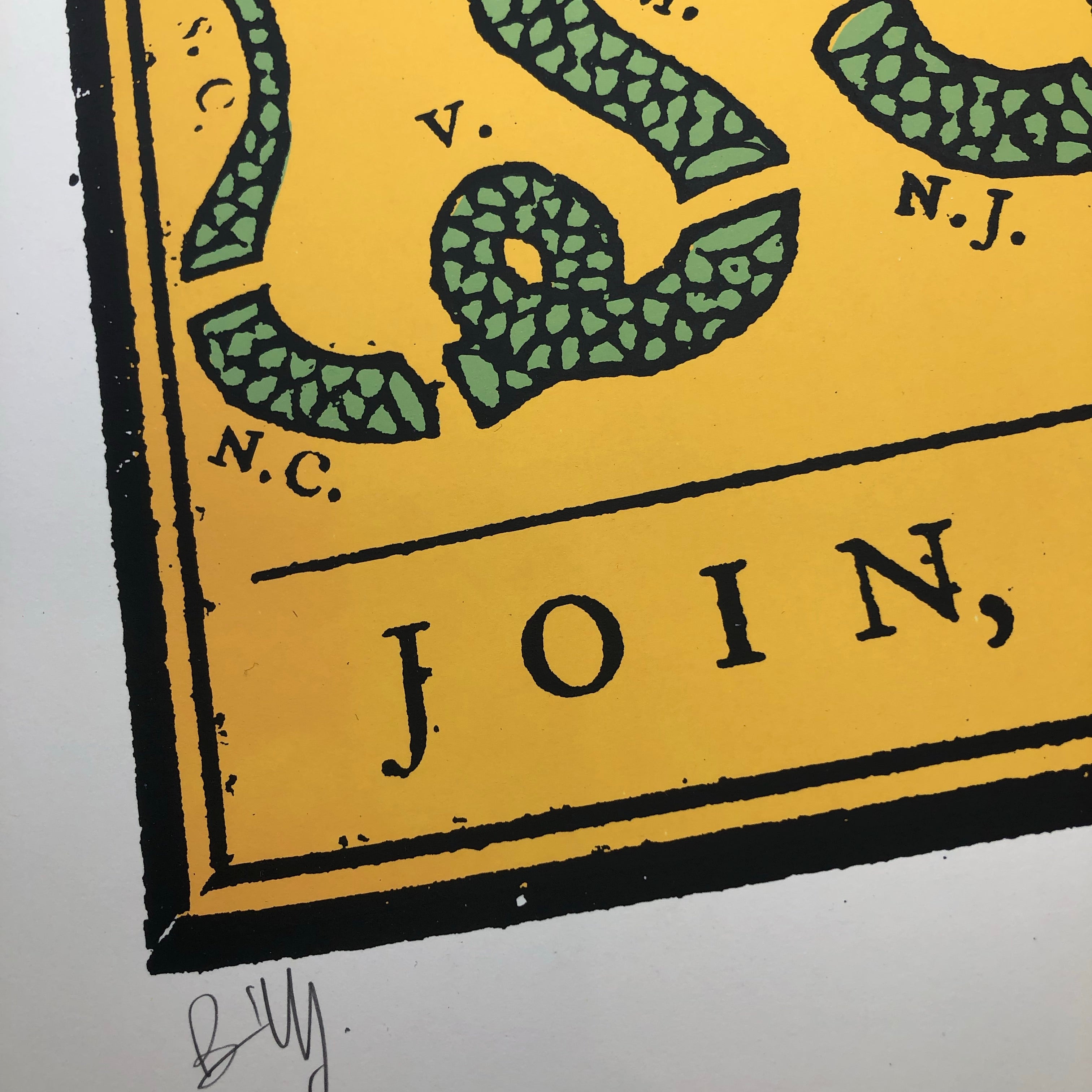 Join Or Die By Billy Craven Galerie F