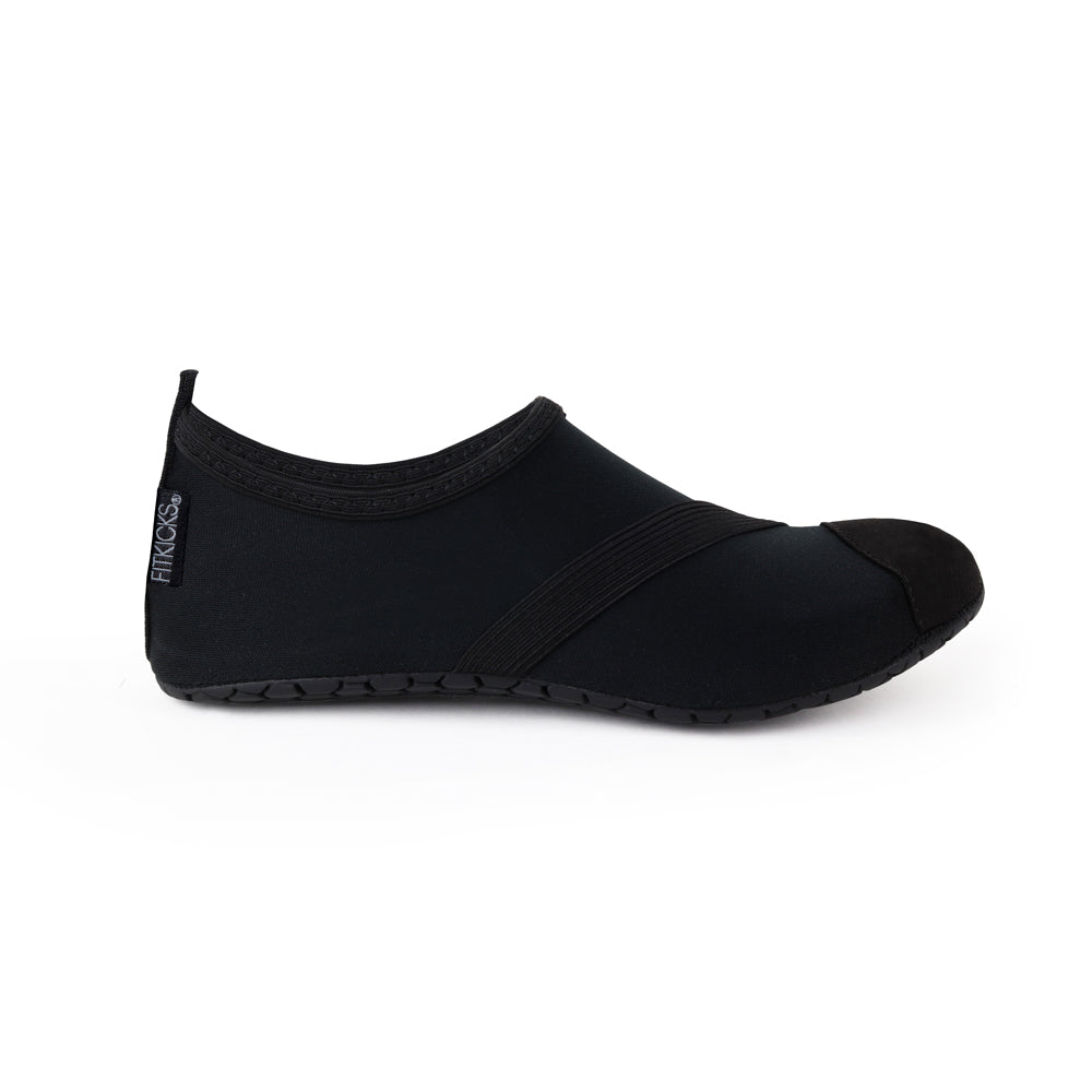 Solid Black Fitkicks for Women 