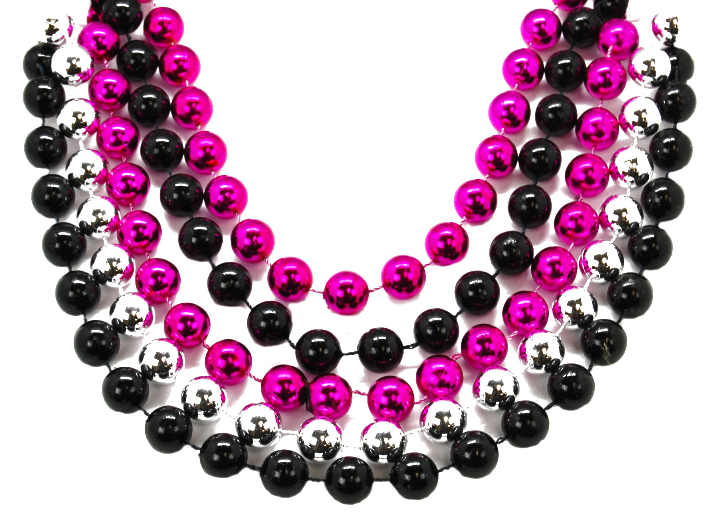 40 10mm Round Beads Purple, Green, and Gold