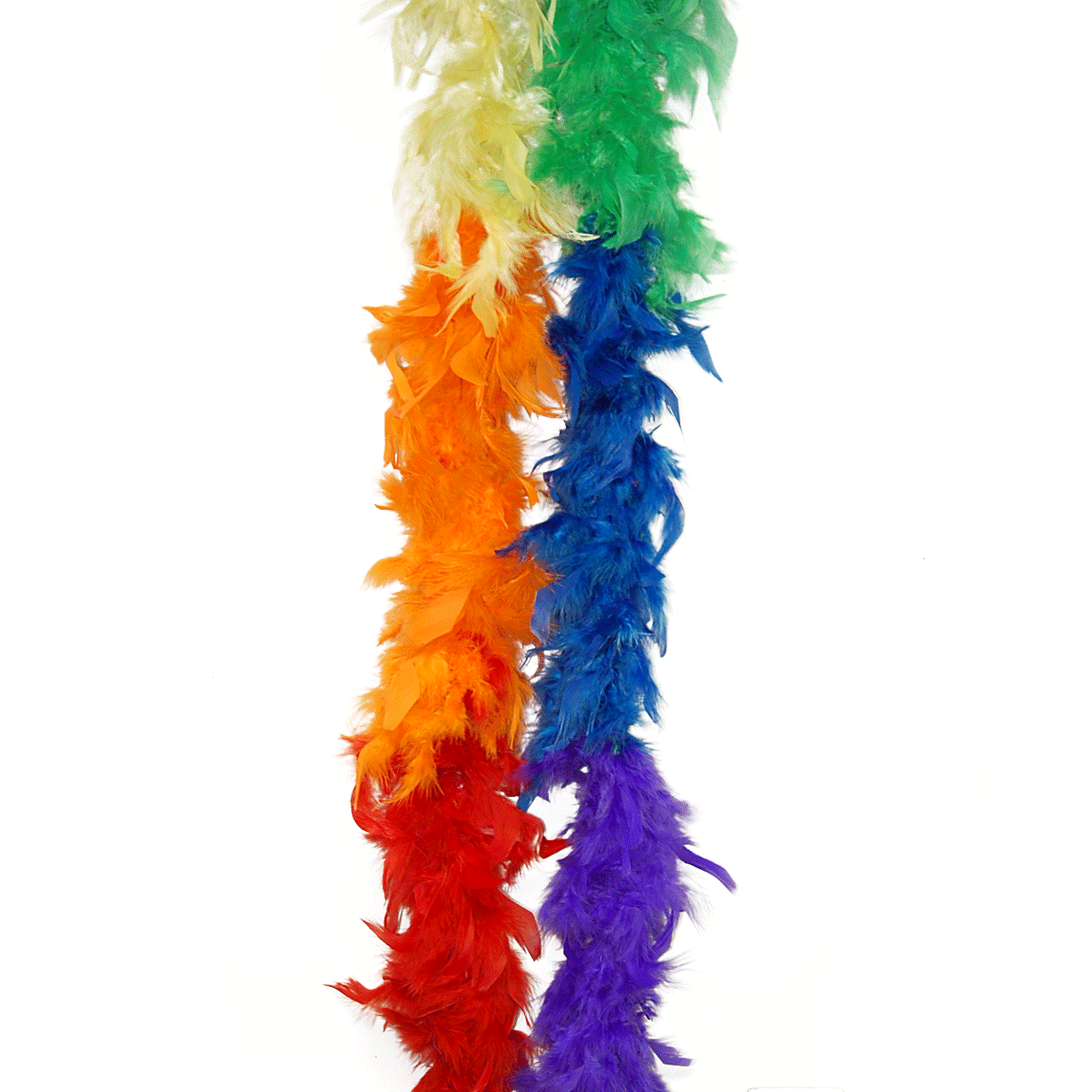 Syncfun 4 PCS Mardi Gras Feather Boa For Mardi Gras Party Dress Up