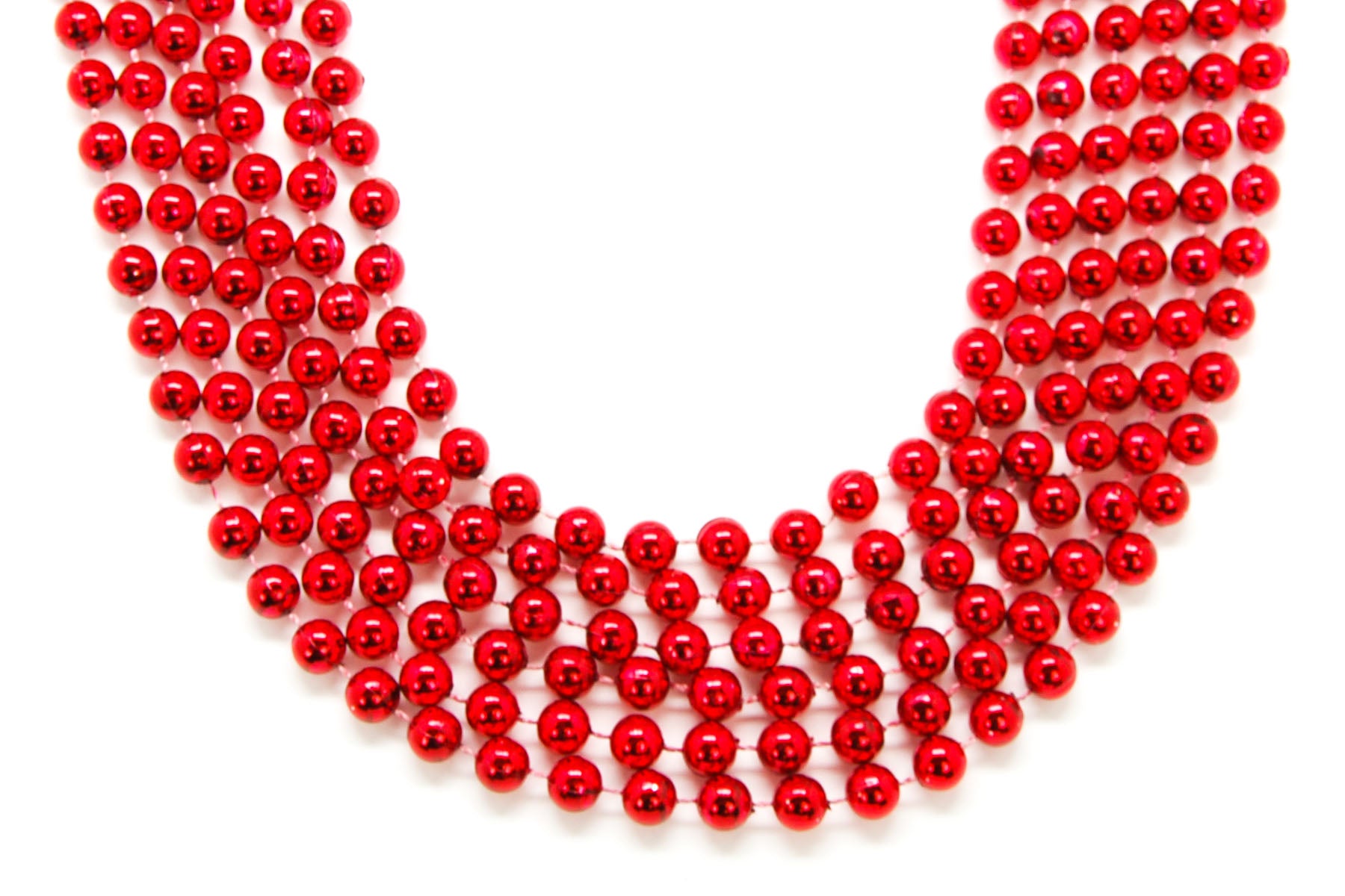 Heart Red Valentines Red Beads Stock Photo 1016940304