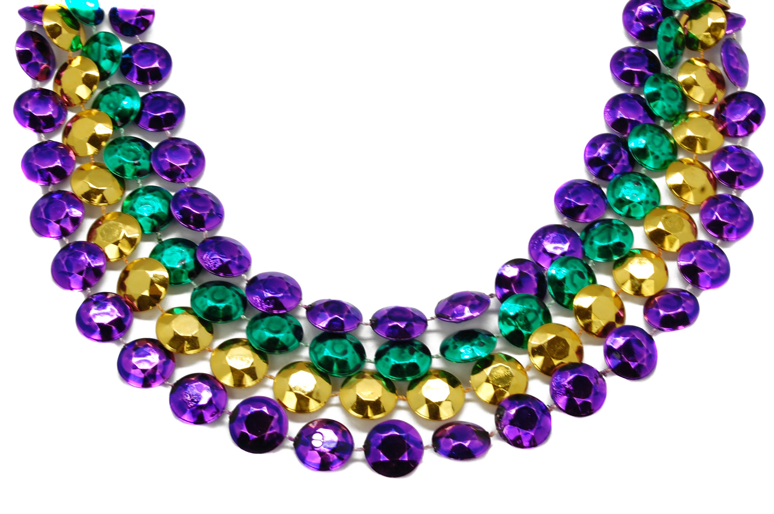 42 Giant Pearl Theme Beads - Big Mardi Gras Beads Beads from Beads by the  Dozen, New Orleans