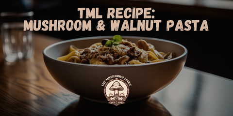 Mushroom & Walnut Pasta Recipe