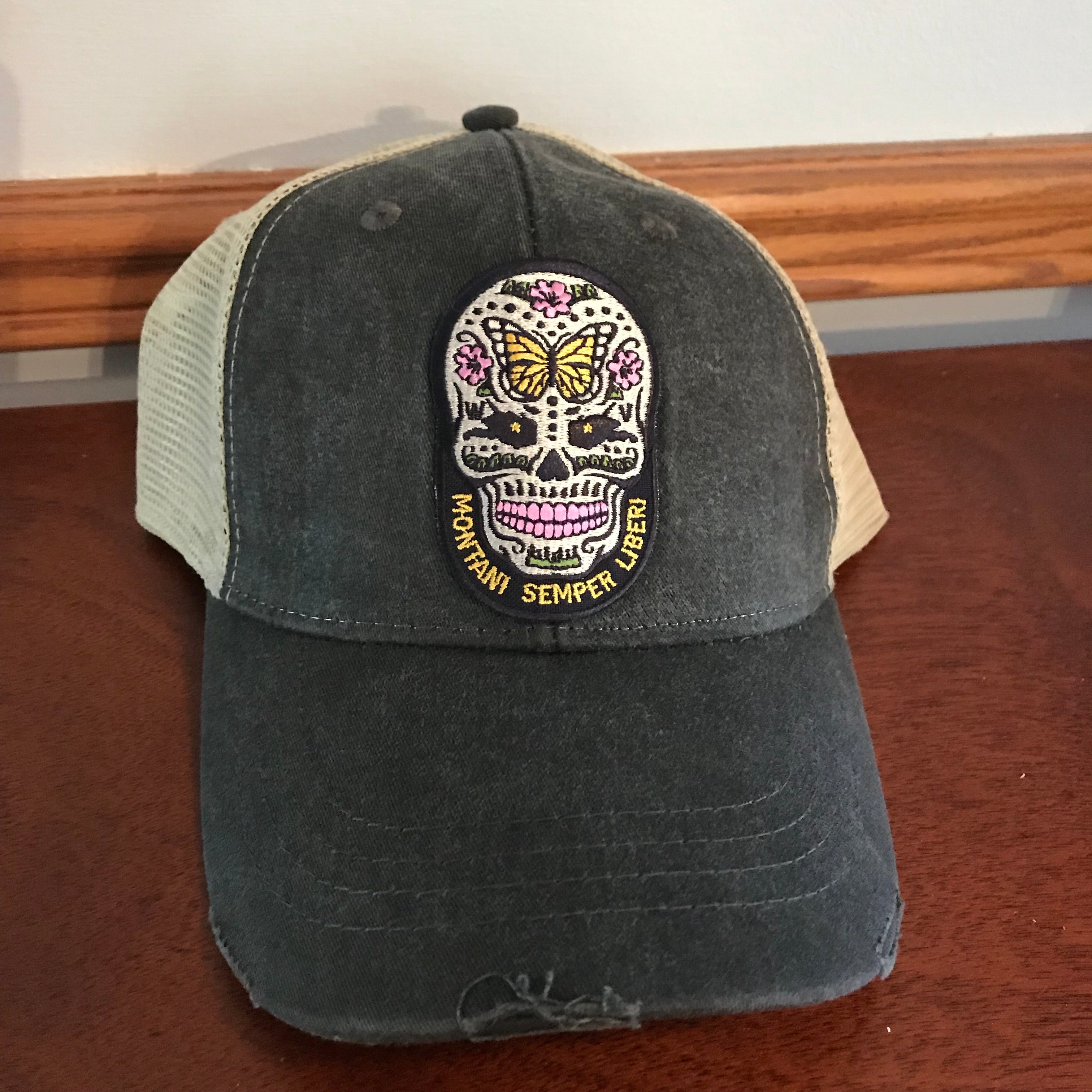 Sugar Skull Patch Hat