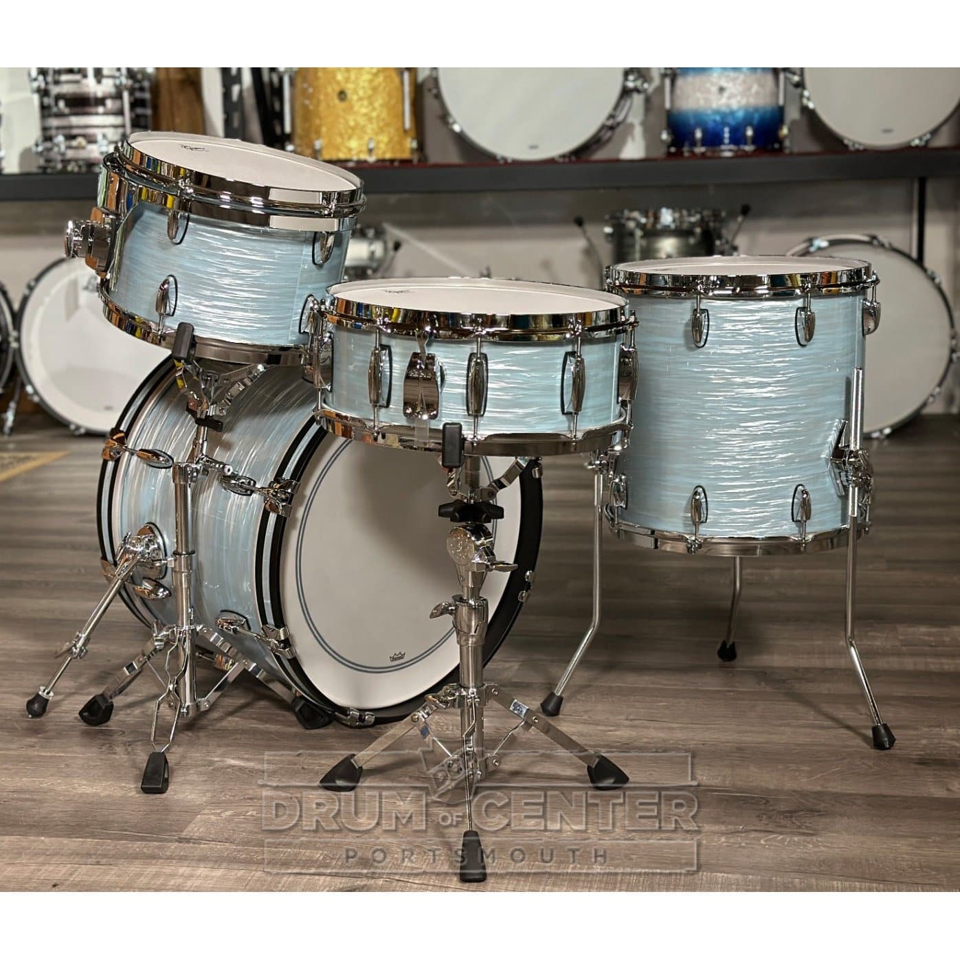 DCP Exclusive - Gretsch Brooklyn “Vintage Oyster White” 4PC Drum Set