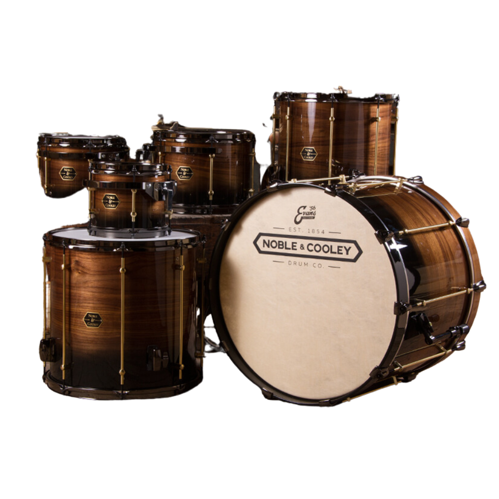 Noble and Cooley Walnut Drum Sets
