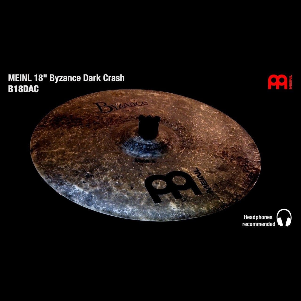 Meinl Byzance Dark Trash Crash Cymbal 18 – Drum Center Of Portsmouth