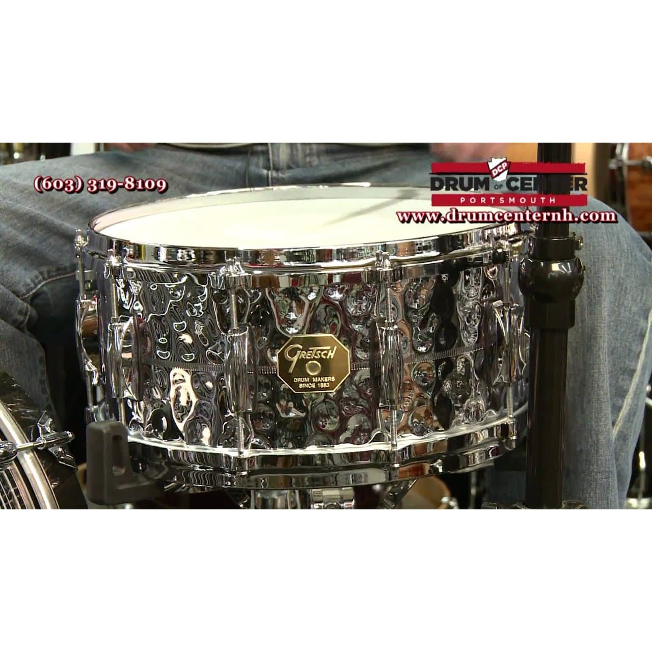 Gretsch Full Range Hammered Brass Snare Drum 14x6.5 – Drum Center