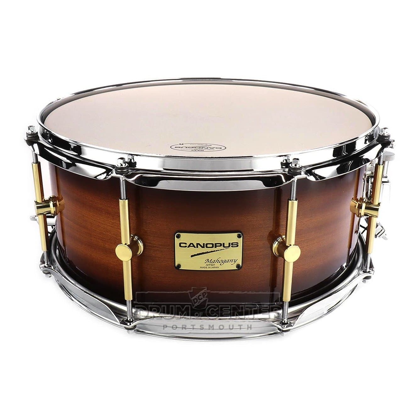 Canopus Birch Snare Drum Red Matte Lacquer 2ND LINE 14x5.5 – Drum