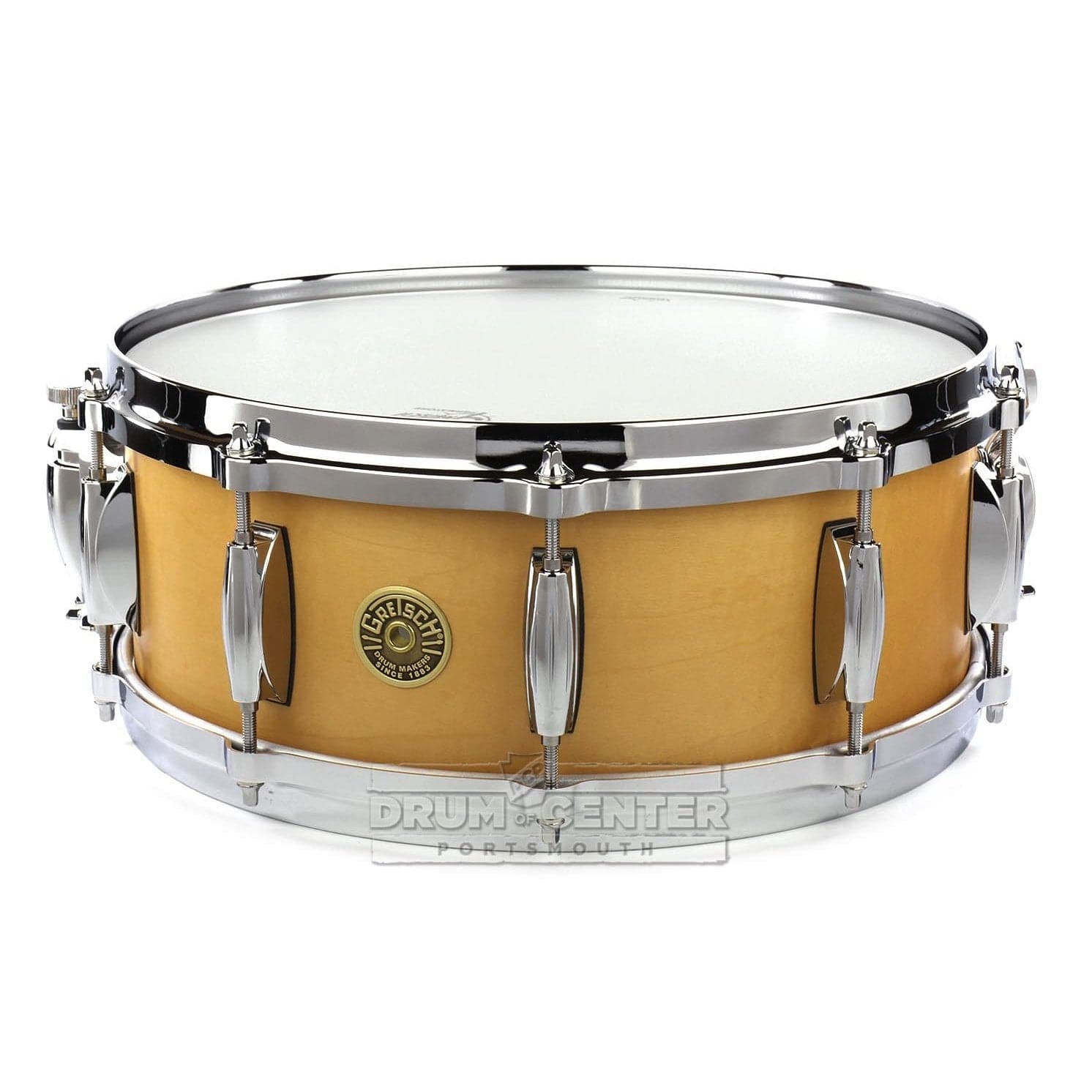 Gretsch USA Custom Snare Drum 14x8 20-Lug Satin Millennium Maple