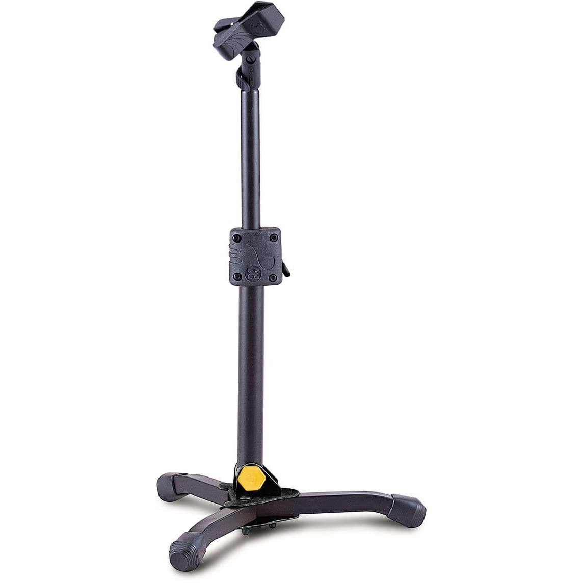 Hercules Low Profile Round Base Microphone Stand w/EZ Microphone
