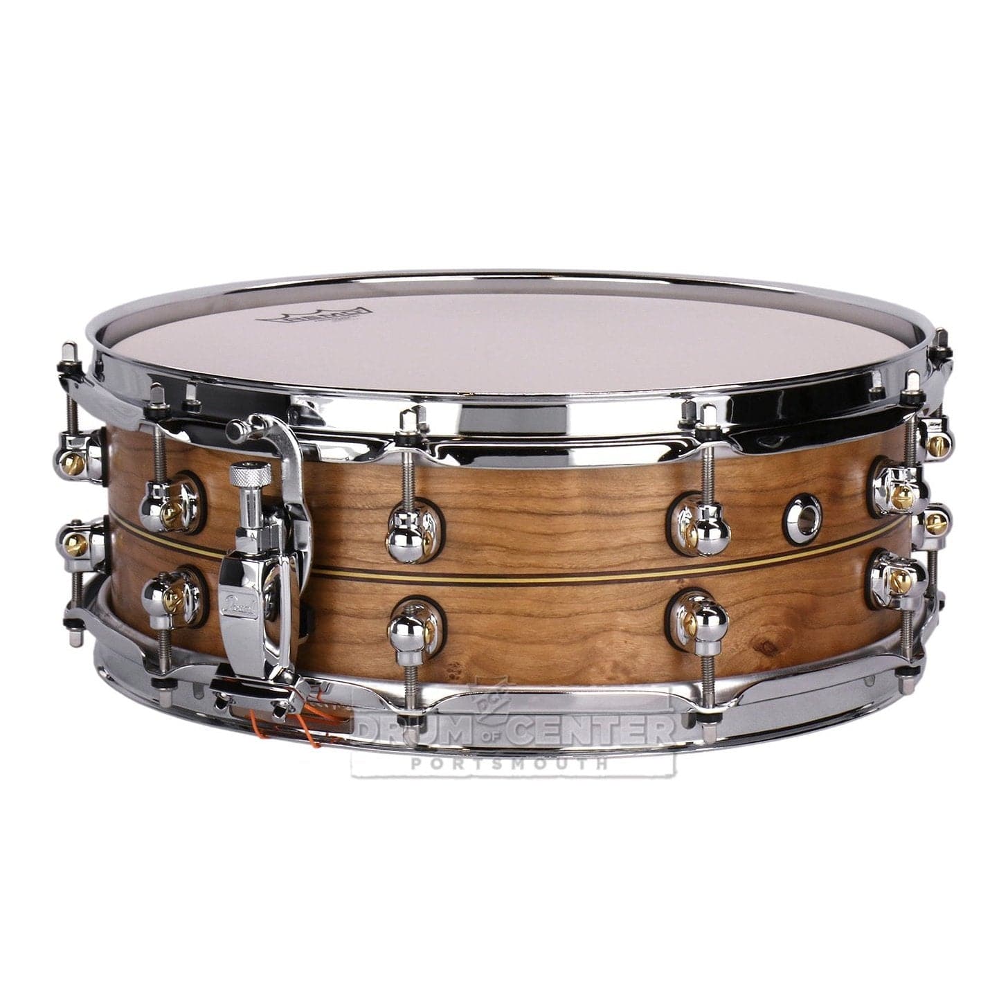 Pearl Music City Custom Solid Cherry 14x6.5 Snare Drum Natural w