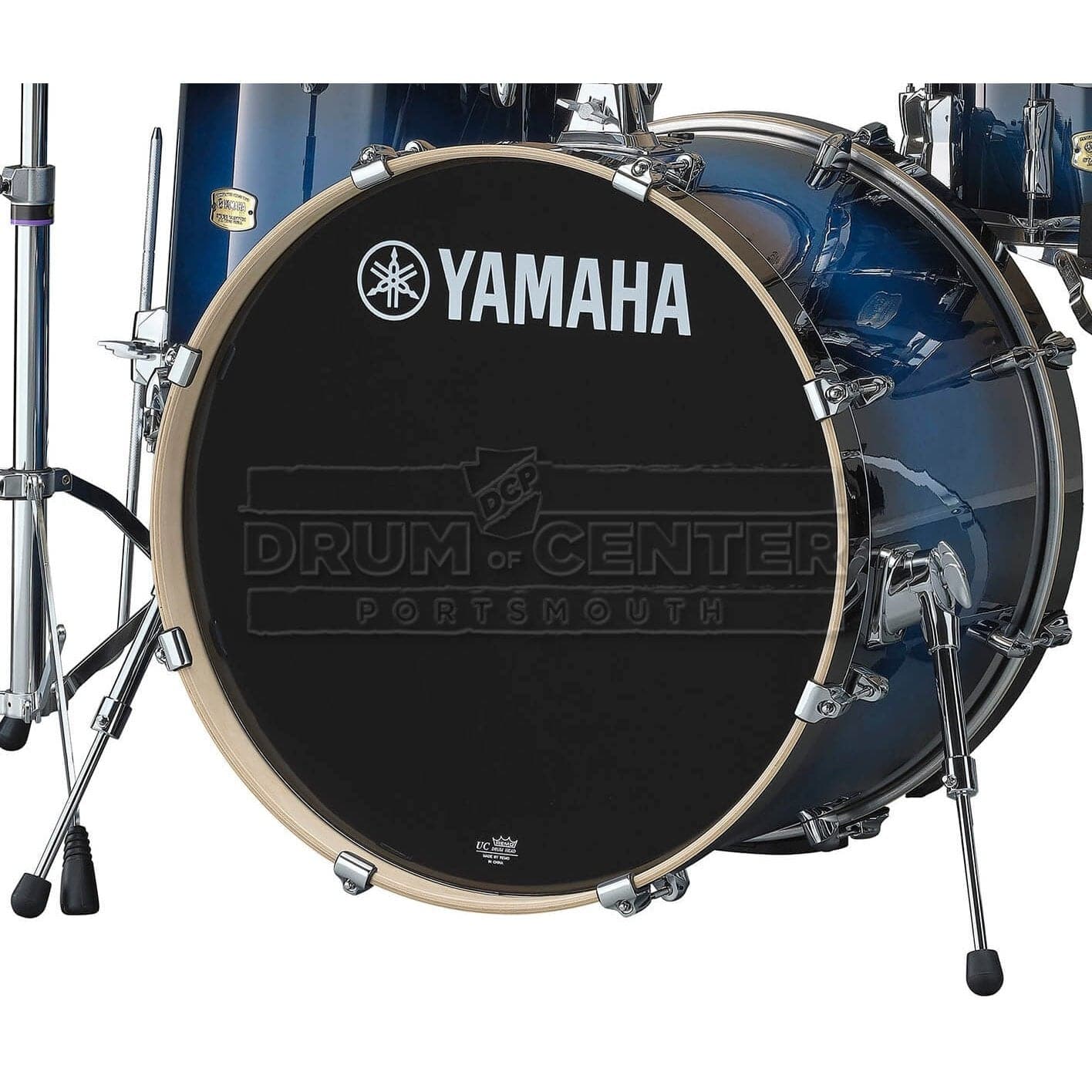 Yamaha Live Custom Hybrid Oak 4pc Drum Set Uzu Ice Sunburst – Drum