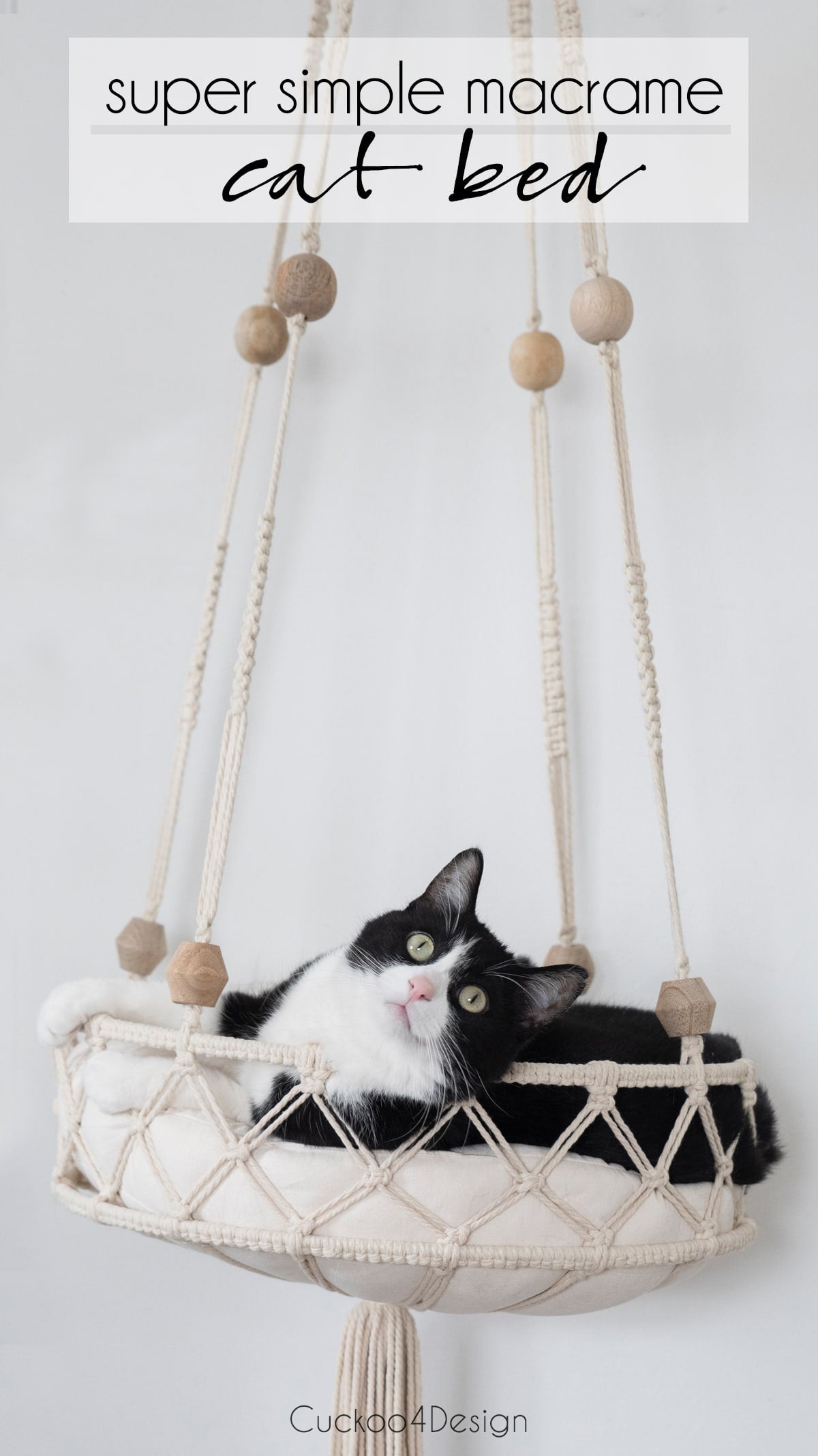 How to Make a Macrame Cat Bed?