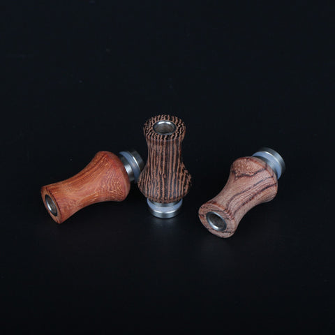 Vase shaped wooden drip tips