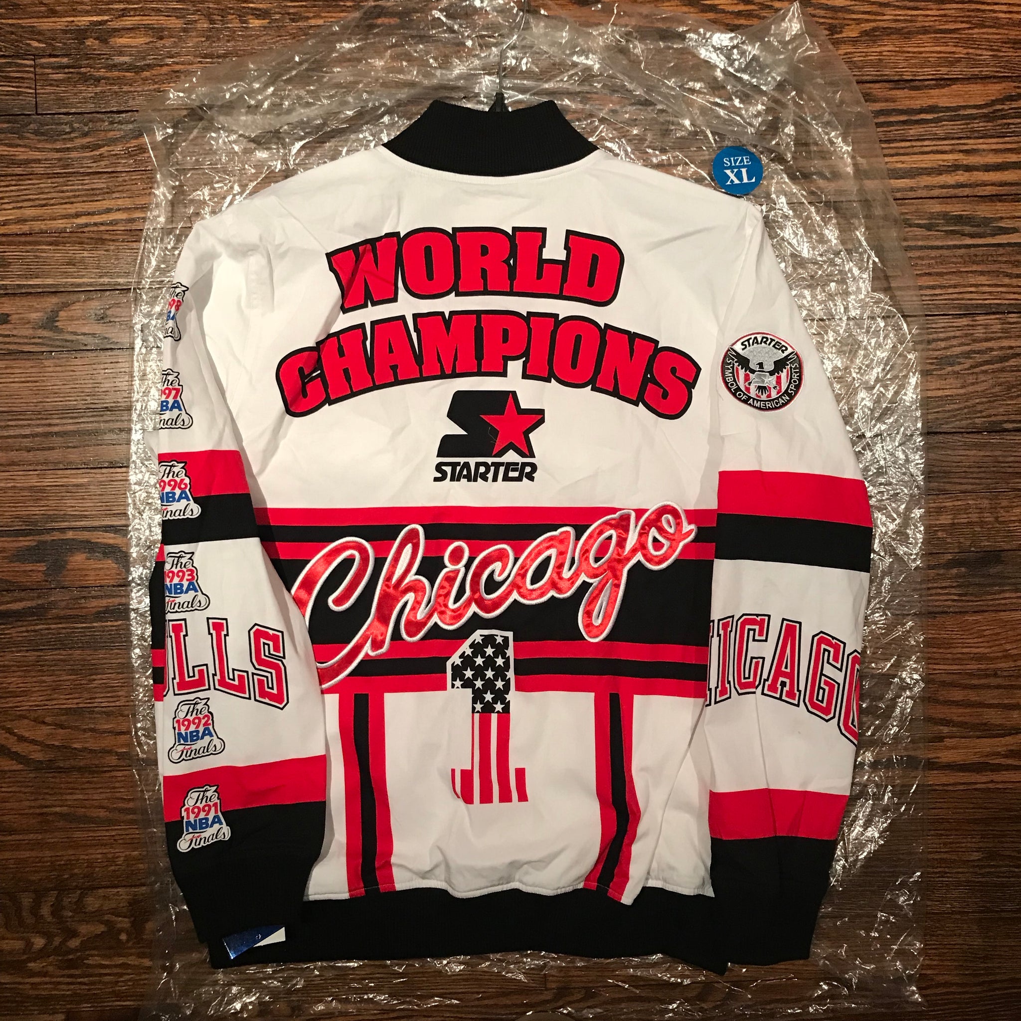 chicago bulls championship jacket