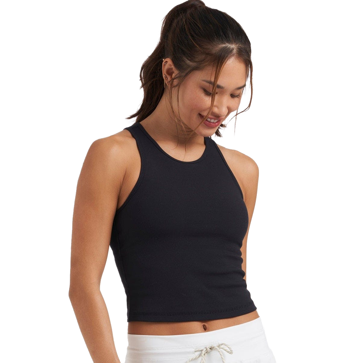 Sports Long-Sleeved Band Chest Pad,Yoga Fitness V-Neck Sports Top,Women  Crop Tops Built in Bra Compression Tank Top (XL, White)