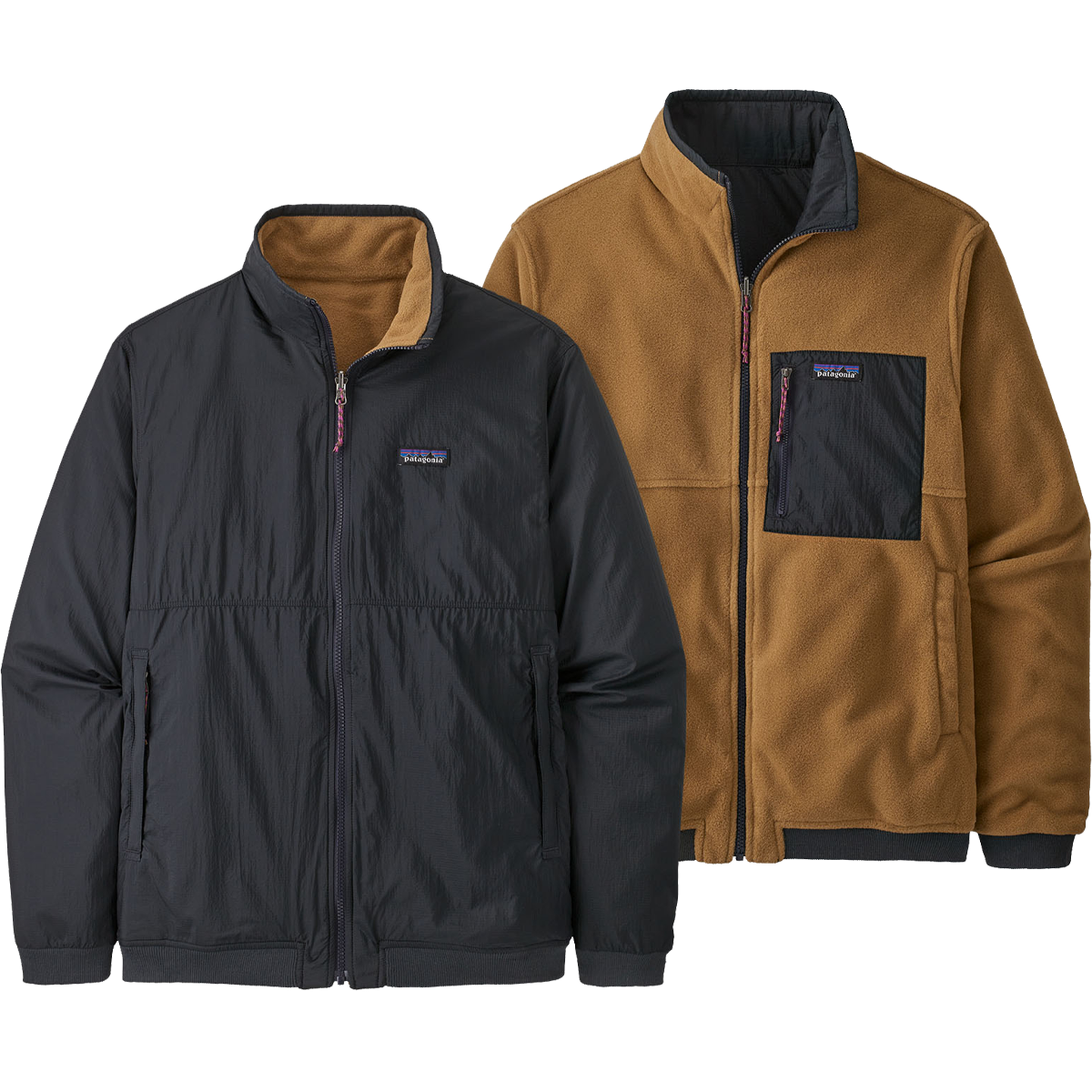 Patagonia Reversible Jacket - Small Grey Nylon