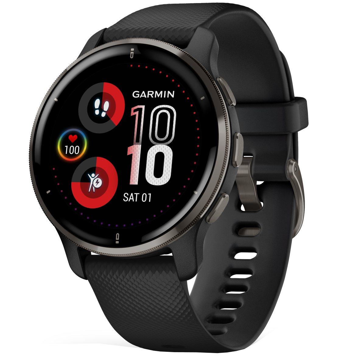 Garmin Forerunner 265 Music GPS Running Smartwatch,Amoled Touchscreen,  Battery Upto 13 Days, HRV Status & Advanced Sleep Monitoring, SPO2,Morning  Report, Track Running, Cross Training with Black Band : :  Electronics