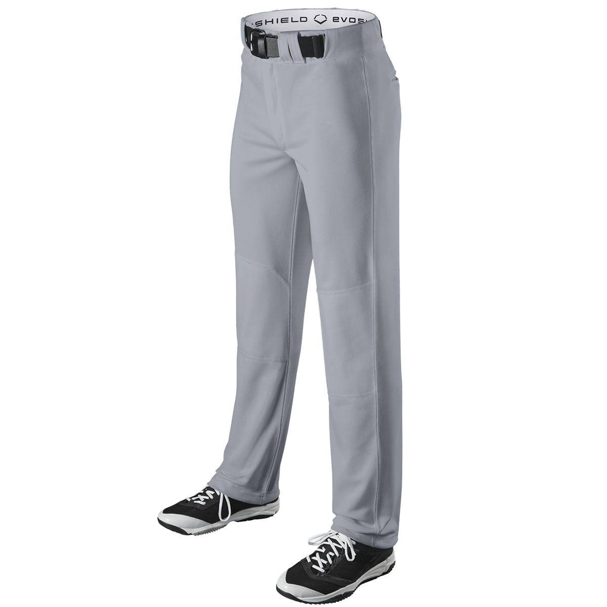 Majestic Pro Flex Base Baseball Pants Grey With Red Piping 37 Long Inseam