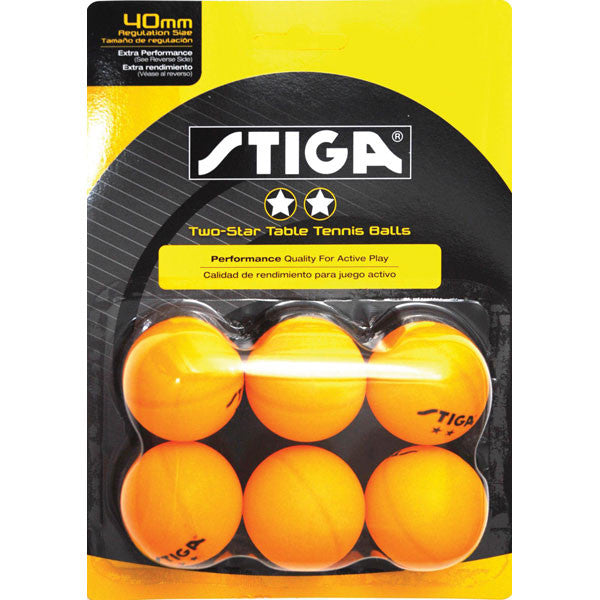 Stiga 6pk 1 Star Table Tennis Balls