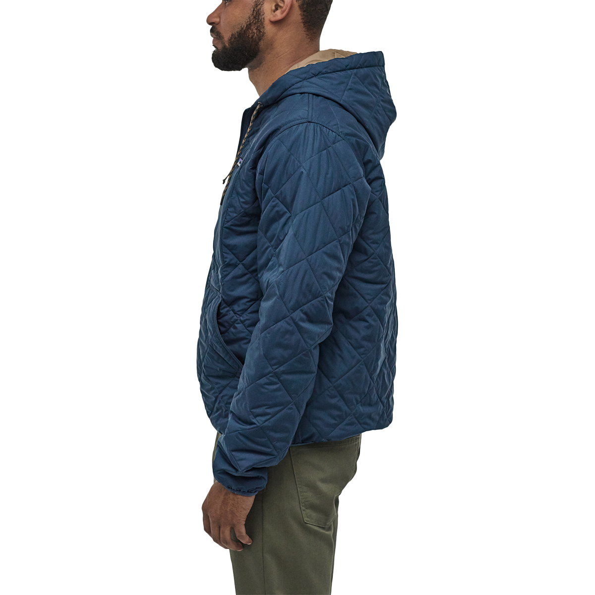 patagonia men's diamond quilted bomber hoody