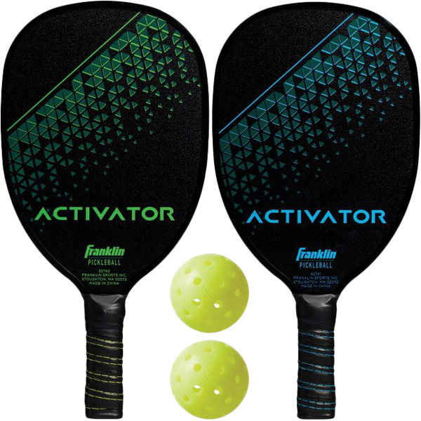 Activator Wood Paddle + X-40 Ball Set - 2 Players