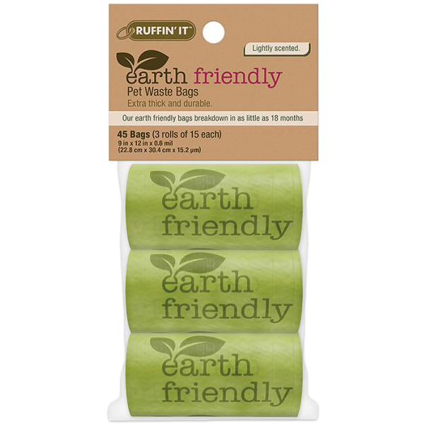 Earth Friendly Pet Waste Bags (3 Pack)