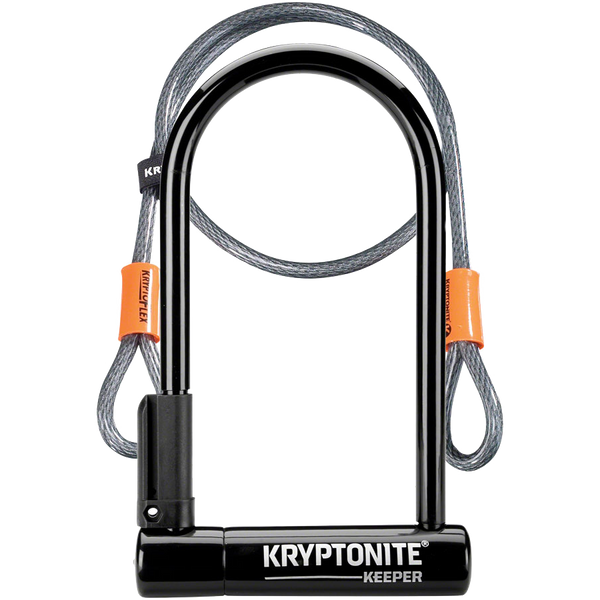 Keeper U-Lock - Keyed w/ 4' Cable (4x8
