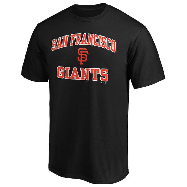 Men's Giants Cotton Heart and Soul Tee