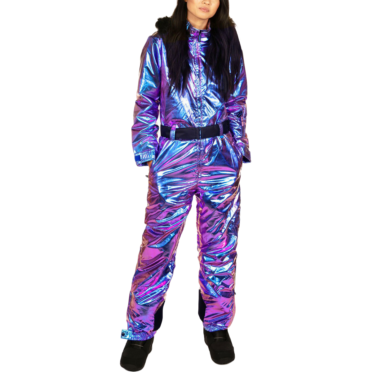 Iridescent Iris Ski Suit: Women's Ski & Snowboard Apparel, Tipsy Elves