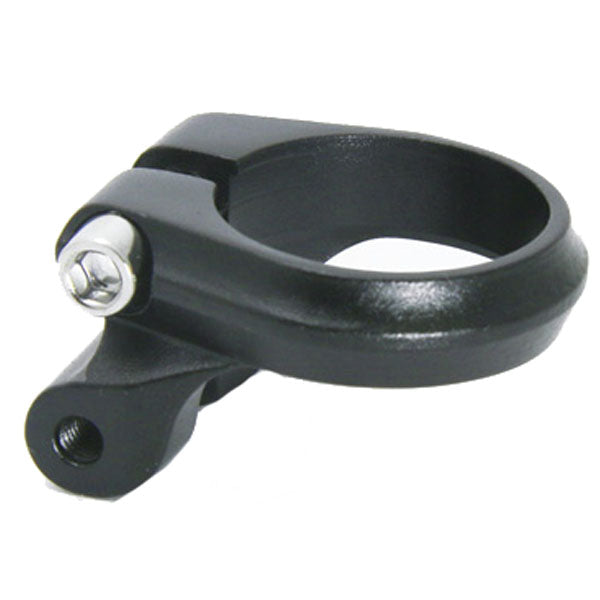 bike seatpost clamp with rack mount