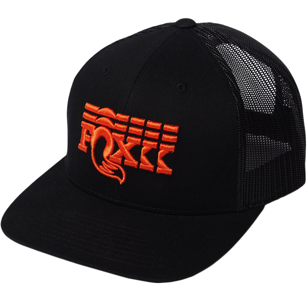 Stacked Flat Brim Trucker Hat