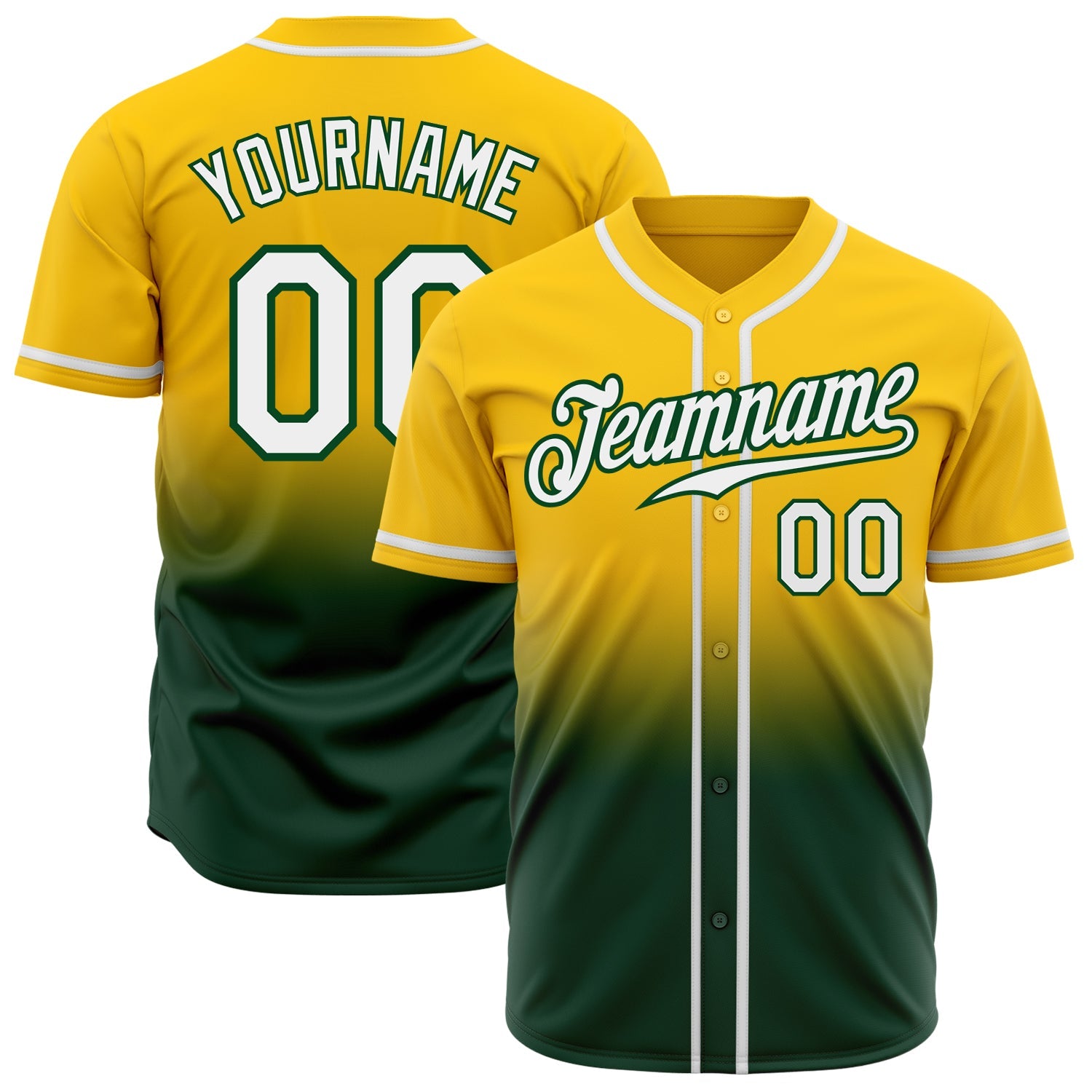 Custom Green Red-Gold Authentic Split Fashion Baseball Jersey Discount –  snapmade