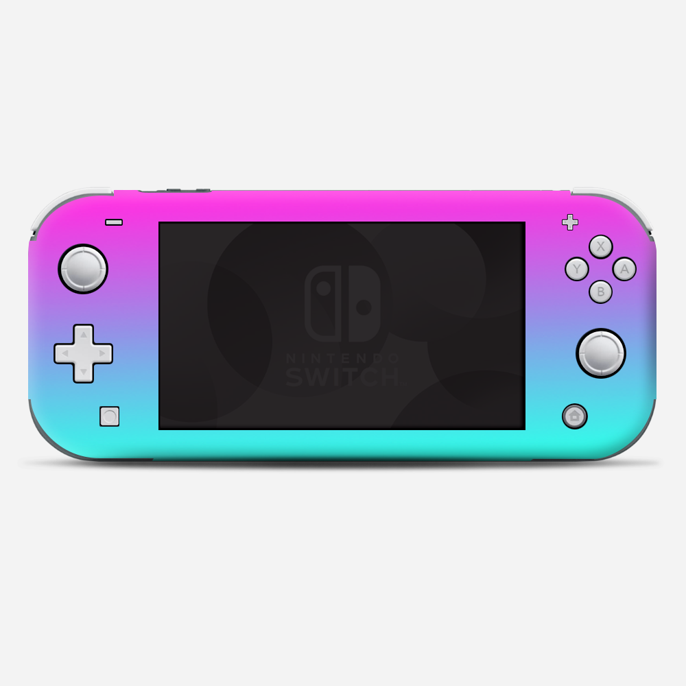 Hombre Pink Purple Teal Gradient | Skin For Nintendo Switch Lite