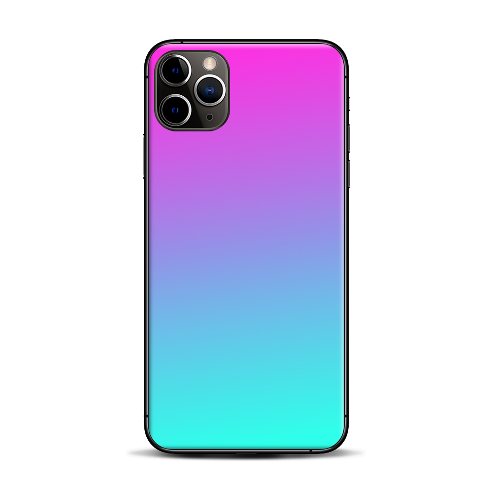 Hombre Pink Purple Teal Gradient Skin For Apple Iphone 11 Pro Max Itsaskin Com