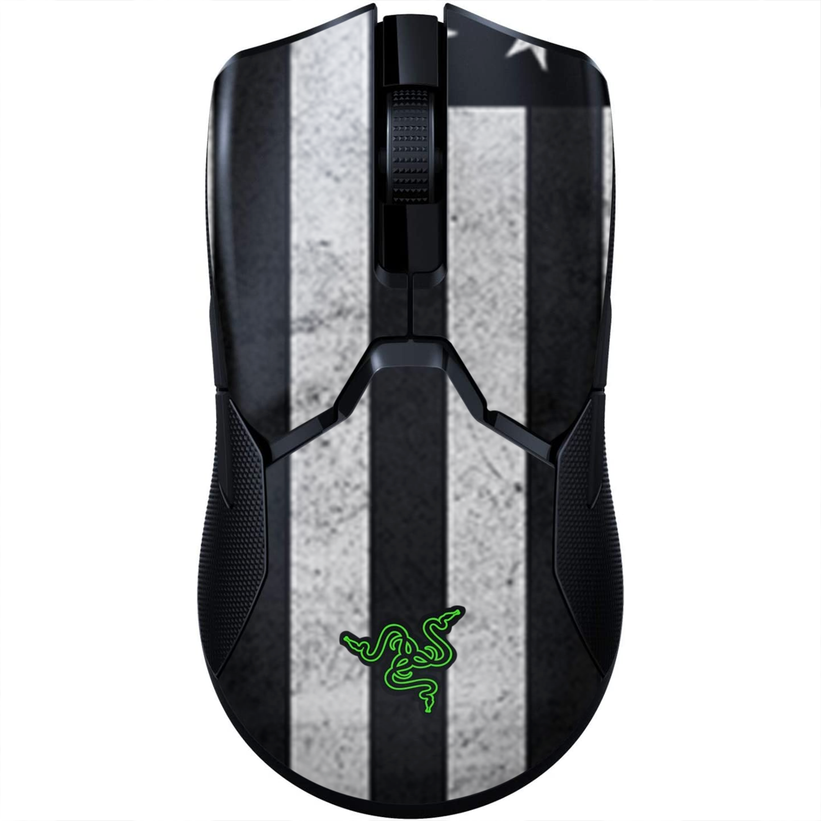 Black White Grunge Flag Usa America Skin For Razer Viper Ultimate Itsaskin Com