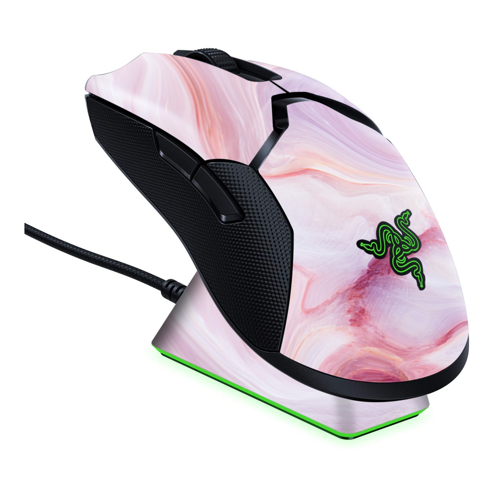 Pink Stone Marble Geode Skin For Razer Viper Ultimate Itsaskin Com