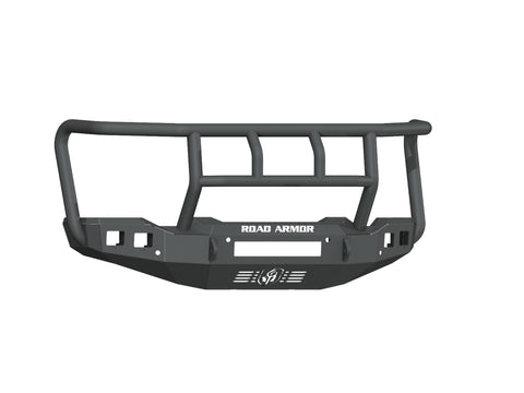 Road Armor Stealth Front Non-Winch Bumper Titan II Guard - Texture Black 2020-2023 GMC 2500/3500