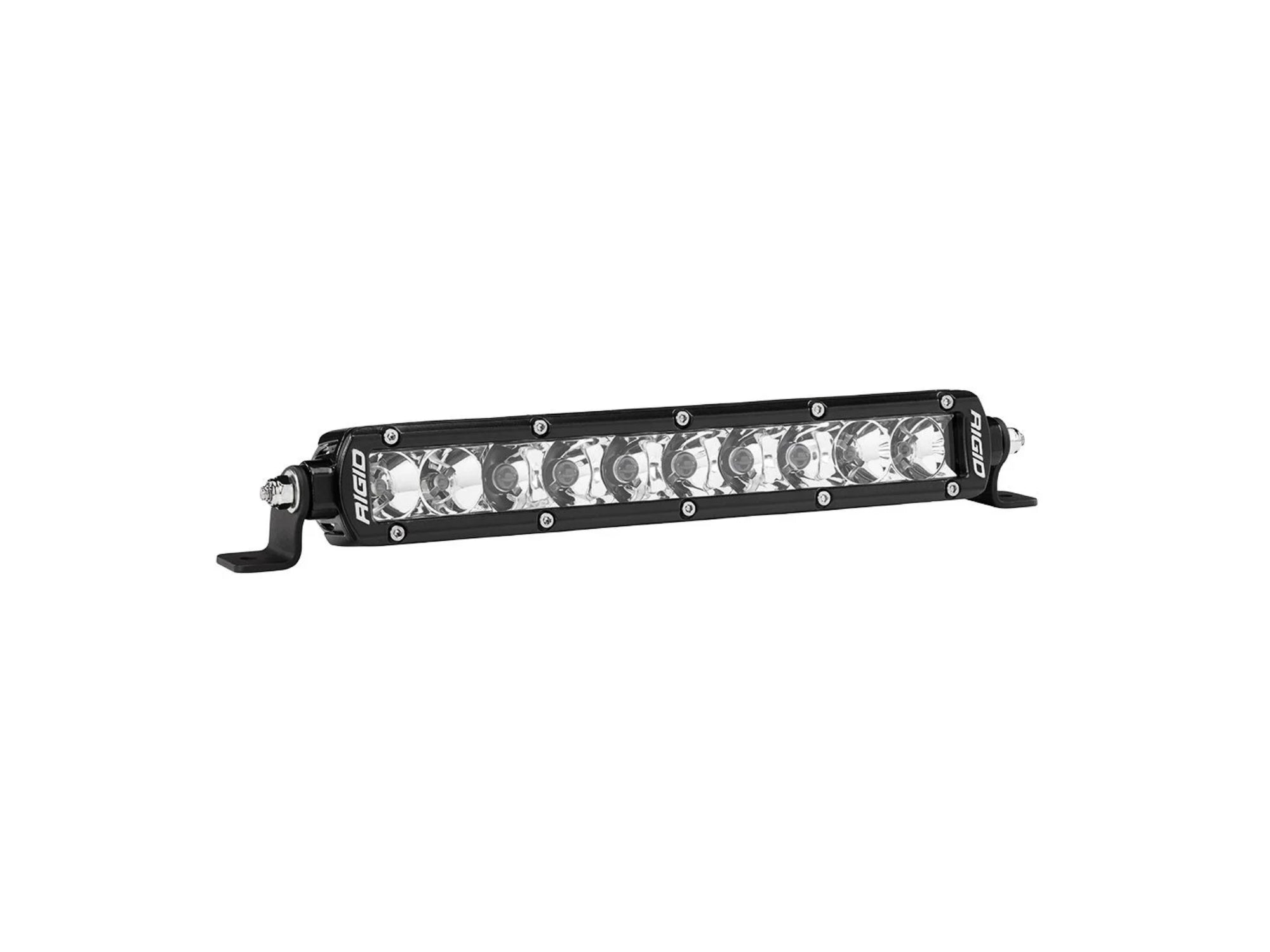 2 x Rigid Industries SR-Series Pro 10 Inch Spot/Flood Combo Black (2 Light Bars)