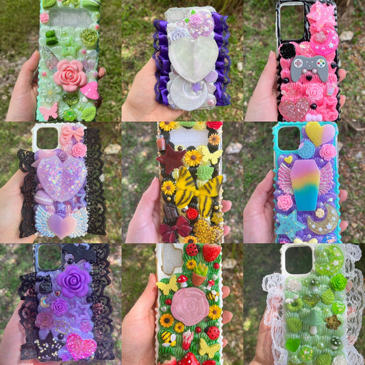 Custom Kawaii Decoden Phone Case ANY BRAND – Kawaii Decoden Cases