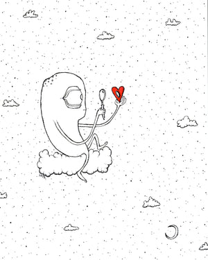 A study of missing you - Blue Moose Art Gallery