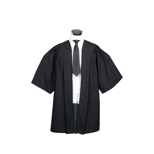 Deluxe Black Bachelor Graduation Cap, Gown & Tassel