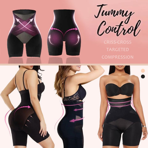 PerfectForm™ Cross Compression Abs & Booty High Waisted Shaperwear