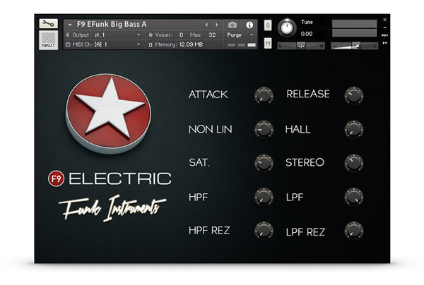 F9 Audio Electric Funk Instruments (Kontakt 5.8.1+)