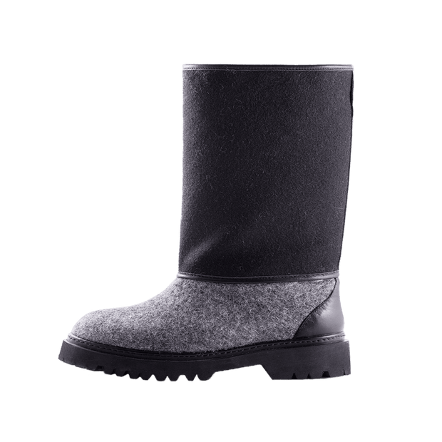 Wool Boots - Black | Baabuk