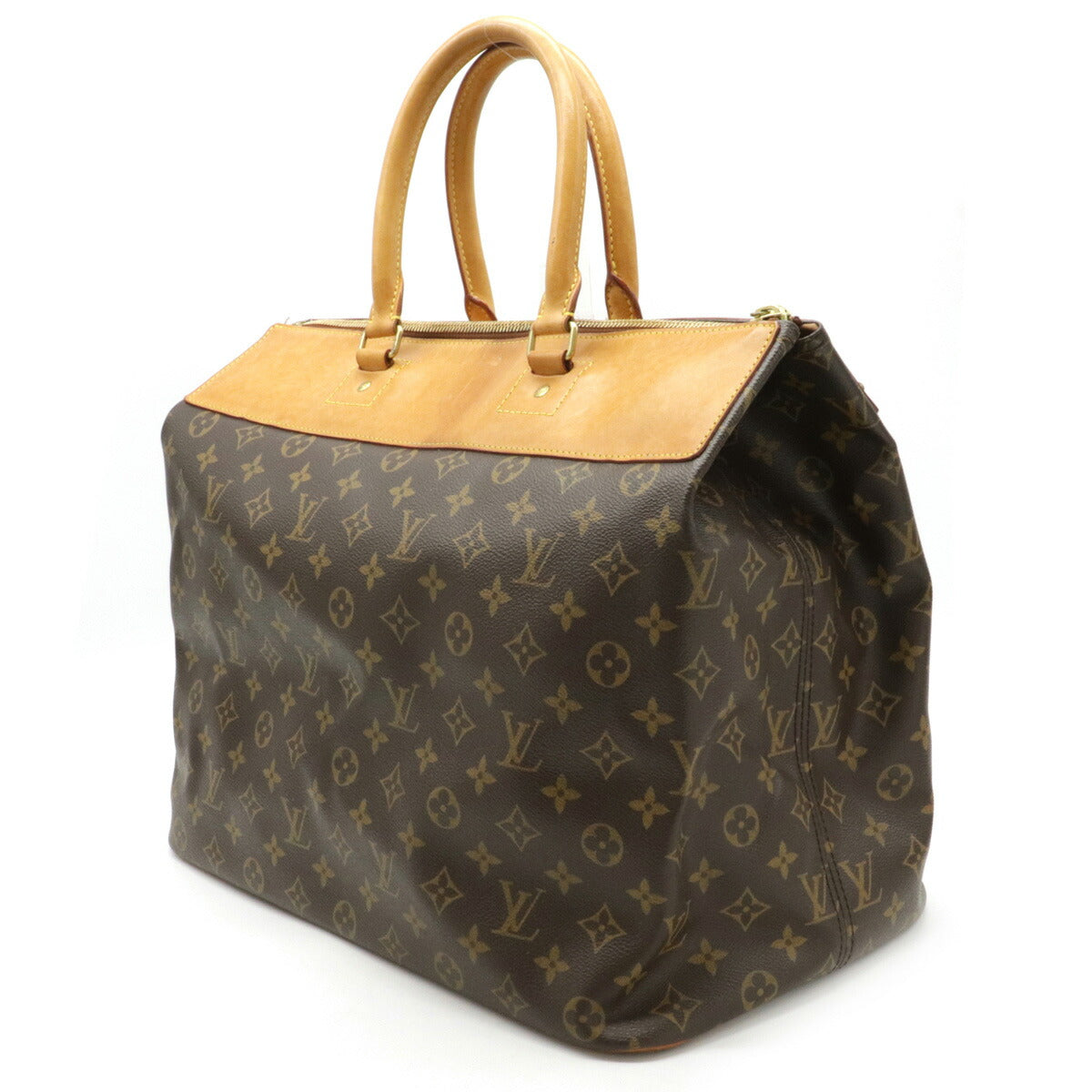 Louis Vuitton Neo Greenwich Macassar travel bag in brown canvas