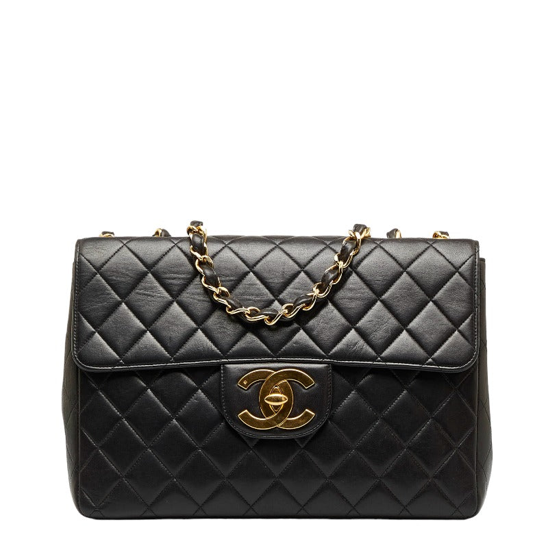 Chanel Triple Coco Ball Chain Shoulder Bag Tote Bag Beige Caviar