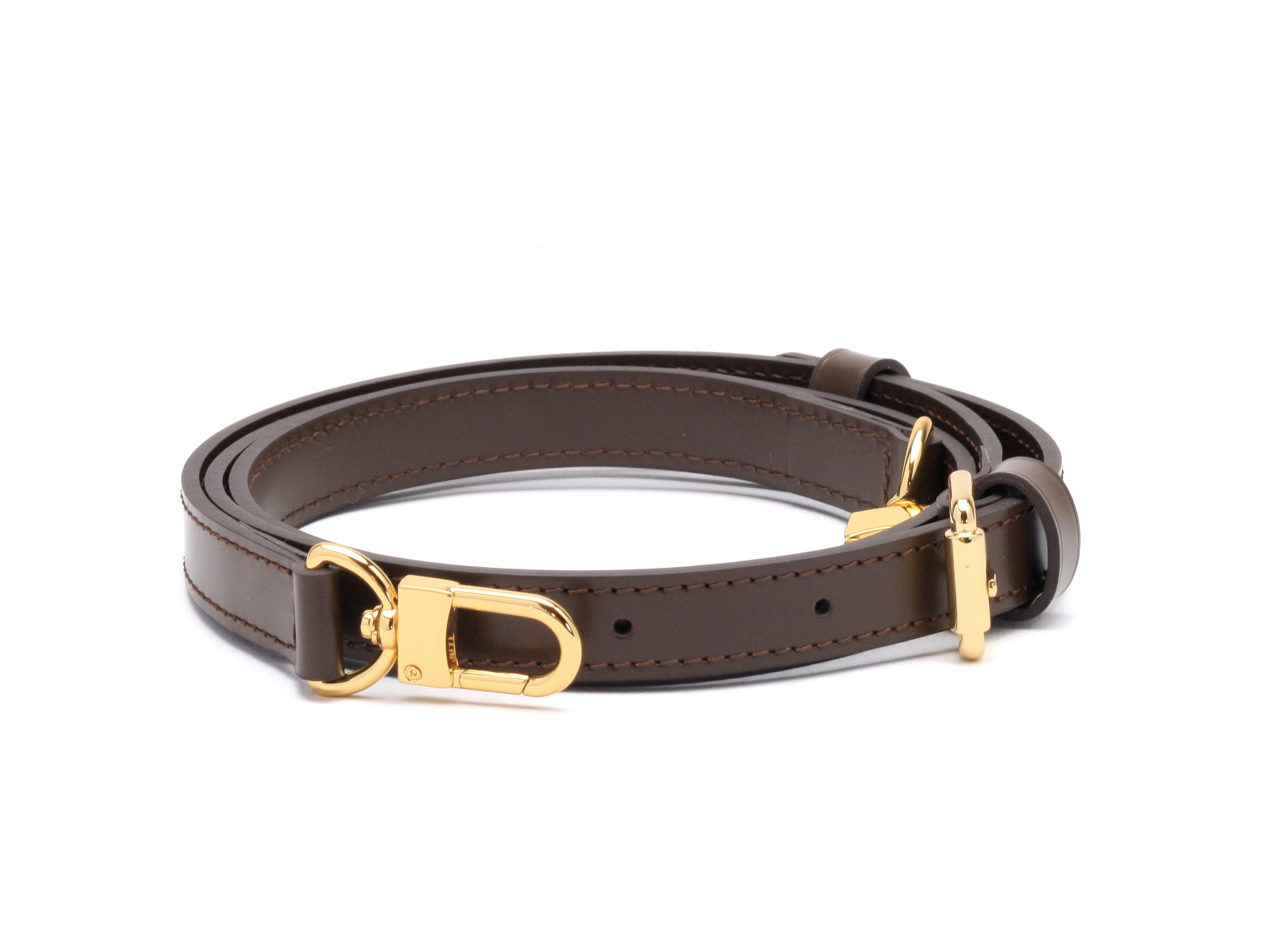 Black Adjustable Leather Strap for LV Speedy, Noe, Metis, Trevi, etc -  Standard 3/4 inch (19mm) Wide