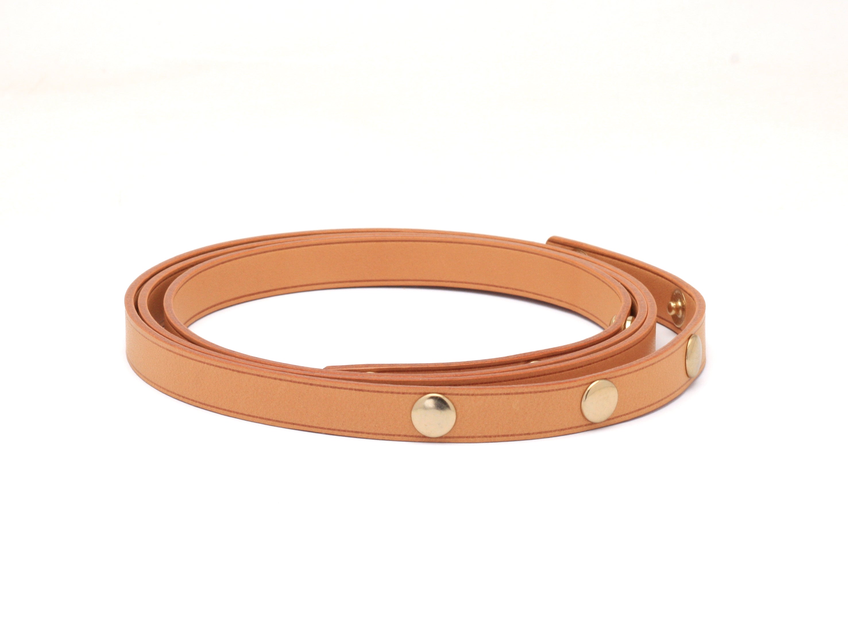 Louis Vuitton Leather Wide Buckle Strap Beige